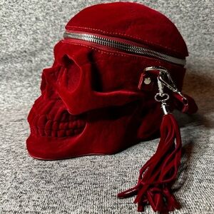 COPY - Killstar grave digger skull handbag (Blood)